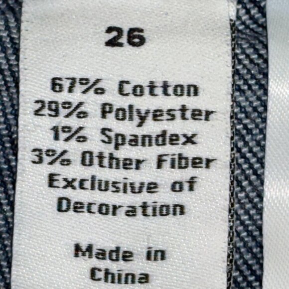 Lane Bryant Girlfriend Crop Jeans Size 26 Mid Rise Flex Waistband Distressed - Picture 6 of 16